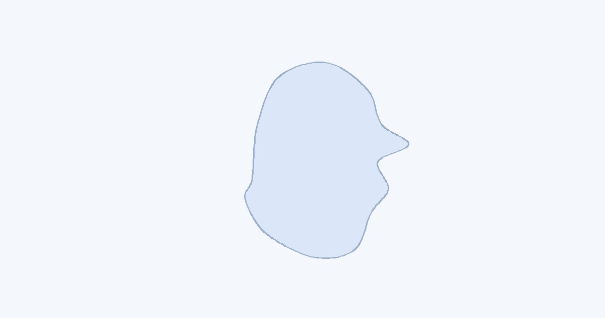 Side profile of a man with a defined jawline and chin